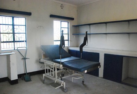 The new delivery room upon placement of equipment and furniture.