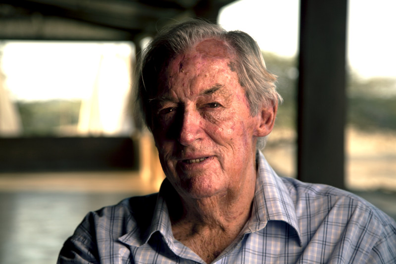 Richard Leakey photographed by J.J. Kelley for National Geographic Television