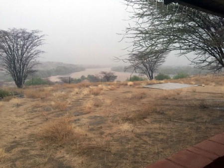 The heavy rains drenched TBI Turkwel camp for two days, making many of the routes to farther sites difficult to traverse.
