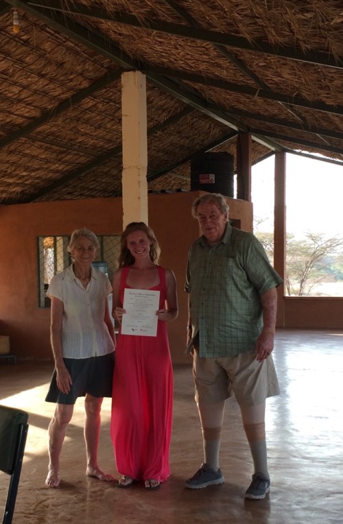 Natalie with Drs Meave and Richard Leakey