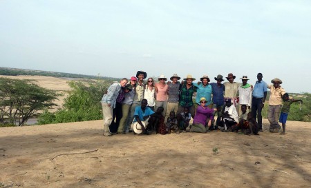 The whole team after a very productive and successful two days of the dig!