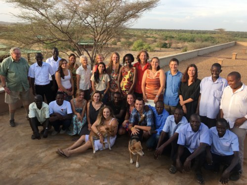 Fall 2016 field school students with TBI Turkwel staff. 