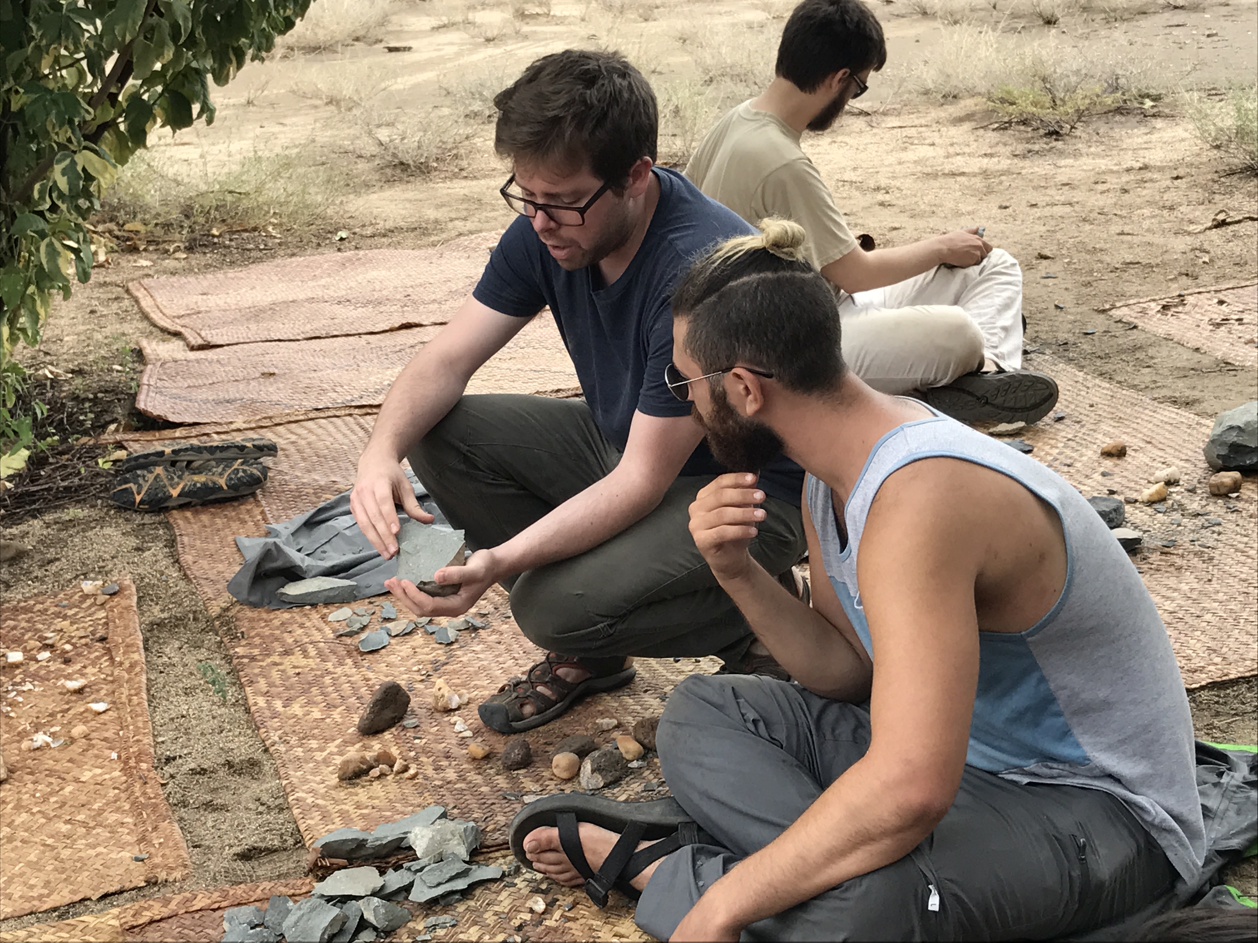 Final week: archaeology, stone knapping, and graduation!