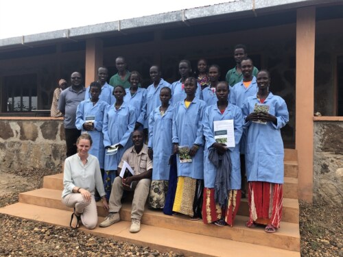 The students together with their facilitators from Ileret's hydroponics training hydroponics