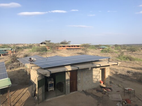 New solar panel installation at TBI Turkwe