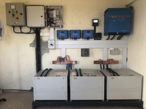 TBI Turkwel’s new power management system, which includes 3 BYD Lithium Ion batteries