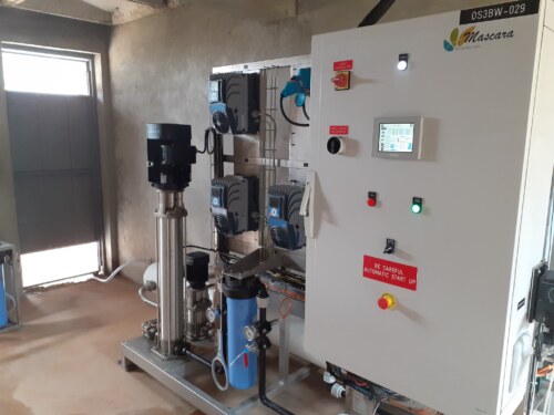 The new Osmosun reverse osmosis system which is the only one of its kind in Kenya